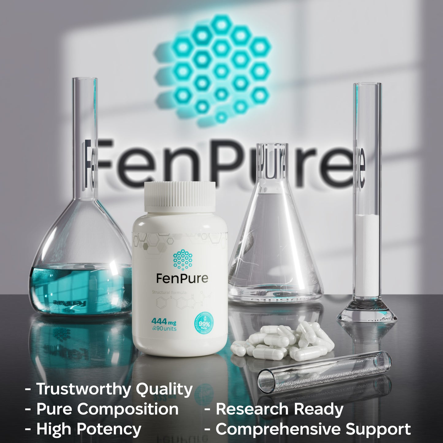 Fenbendazole Capsules – 444 mg, 90 pcs