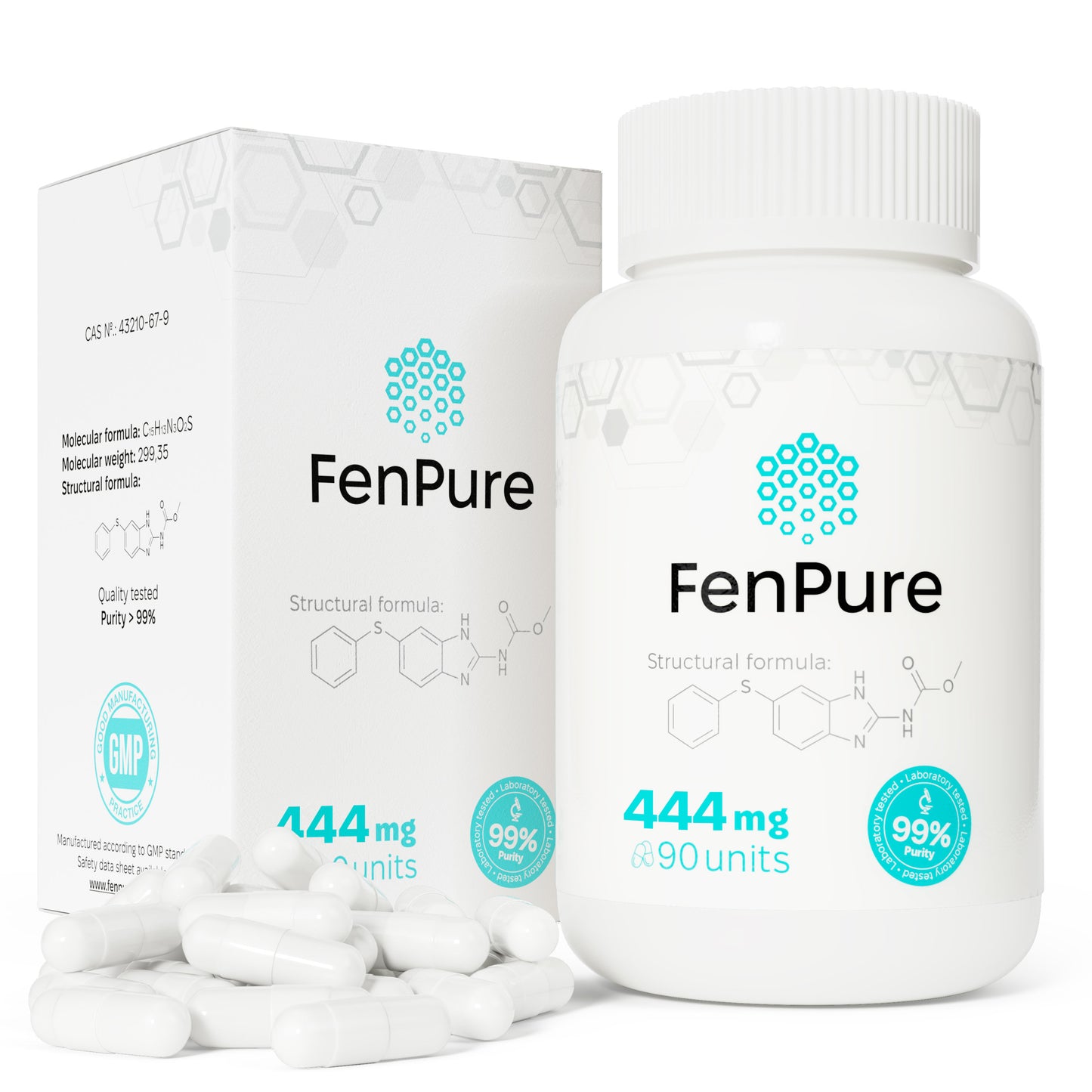 Fenbendazole Capsules – 444 mg, 90 pcs